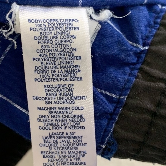 Chaps | Black zip front windbreaker loose cold weather jacket size extra… - Picture 9 of 10